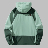 25/26 New THE NORTH FACE Light Green Hooded Waterproof assault suit#防水