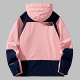 25/26 New THE NORTH FACE Pink Hooded Waterproof assault suit#防水