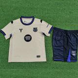 25/26 BAR Away Kids  Player Version Soccer Jersey球员