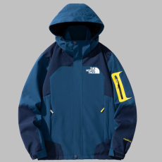 25/26 New THE NORTH FACE Royal Blue Hooded Waterproof assault suit#防水