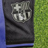 25/26 BAR Away Kids  Player Version Soccer Jersey球员