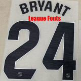 25/26 BAR Away Kids  Player Version Soccer Jersey球员