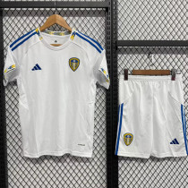 25/26  Leeds United Home  Kids Soccer Jersey