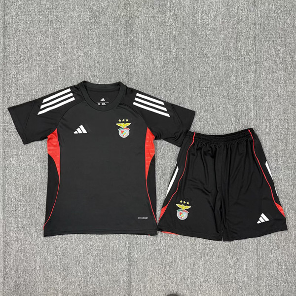 25/26 Benfica Black Kids Training Shirts
