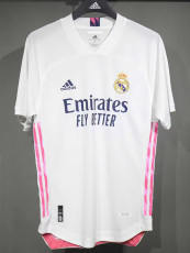 20/21 RMA Home  Player Version Retro  Soccer Jersey球员