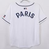 25/26 PSG White Casusl Edition  Baseball jersey