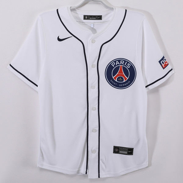 25/26 PSG White Casusl Edition  Baseball jersey