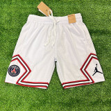 25/26 PSG Flying Man Casual NBA Edition White  shorts(红边）