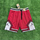 25/26 Flying Man Casual NBA Edition Red &White shorts#J2434