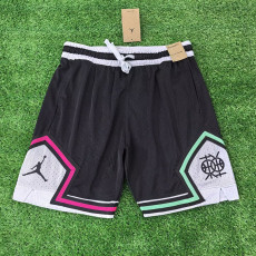 25/26 New Flying Man Casual NBA Edition Black & White shorts#J2415