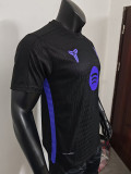 25/26 BAR  Special Edition Black Player Version Soccer Jersey(蓝胸花）