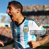 2014 Argentina Home Retro Soccer Jersey