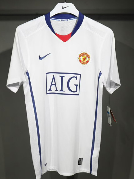 2008/2009 Man Utd Away  Player Version Retro Soccer Jersey球员
