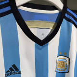 2014 Argentina Home Player Version Retro Soccer Jersey球员