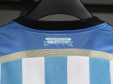 2014 Argentina Home Player Version Retro Soccer Jersey球员