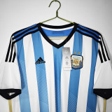 2014 Argentina Home Retro Soccer Jersey