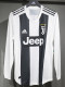 2018/2019 JUV Home Player Version Long Sleeve Retro Soccer Jersey(球员长袖)