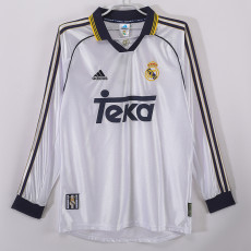 1998/2000 RMA Home Long Sleeve Retro Soccer Jersey (长袖)