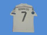 2014/2015 RMA Home Player Version Long Sleeve  Retro Soccer Jersey长袖球员