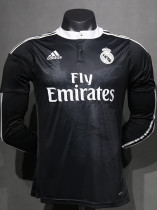 2014/2015 RMA Third Player Version Long Sleeve Retro Soccer Jersey长袖球员