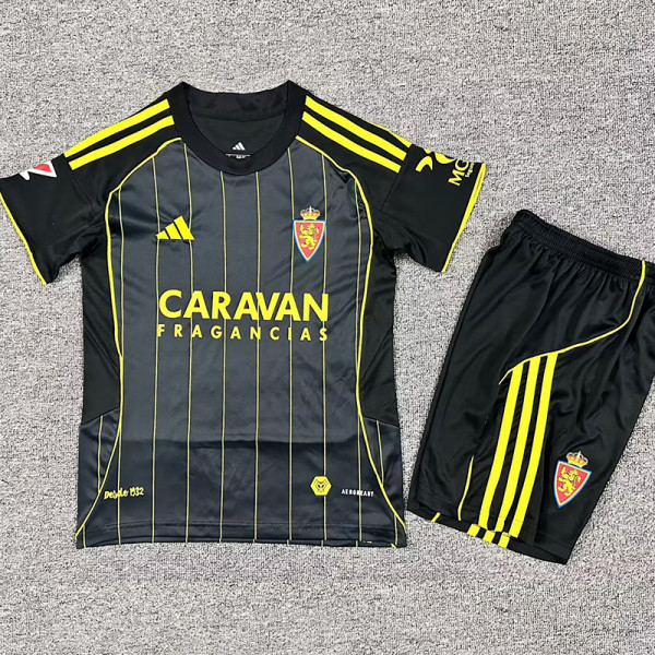 25/26 Zaragoza Away Kids Soccer Jersey