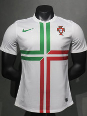 2012 Portugal Away Player Version Retro Soccer Jersey (球员)