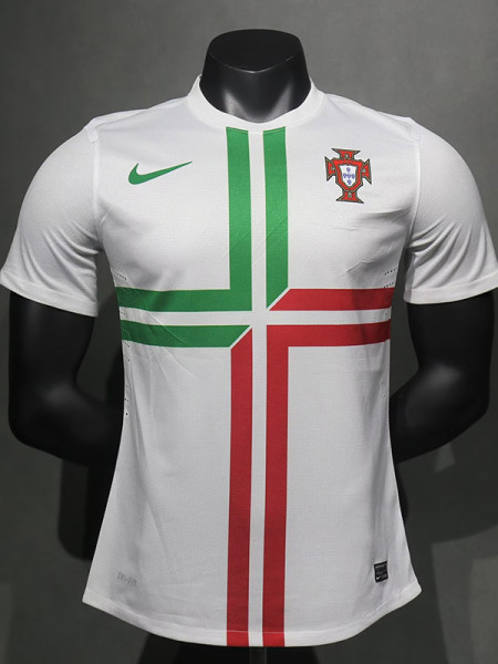2012 Portugal Away Player Version Retro Soccer Jersey (球员)