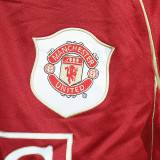 2006/2007 Man Utd Home Player Version Retro Soccer Jersey球员