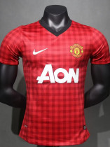 2012/2013 Man Utd Home Player Version Retro Soccer Jersey球员