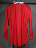 22/23 Man Utd Home Player Version Long Sleeve Retro Soccer Jersey长袖球员