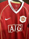 2006/2007 Man Utd Home Player Version Retro Soccer Jersey球员