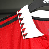 22/23 Man Utd Home Player Version Long Sleeve Retro Soccer Jersey长袖球员
