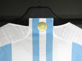 2022 Argentina Home  Player Version Retro Soccer Jersey球员