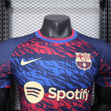 25/26 BAR Ripple Pattern Special Edition  Player Version Soccer Jersey