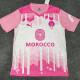 25/26 Morocco Pink & White Training Shirts(胸前MOROCCO 广告）