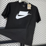 2025NK Letter Brother Black Pure Cotton T-shirt# T 238
