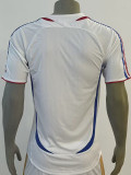 2006 France Away White Retro Soccer Jersey(带胸前小字)