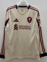 25/26 LIV Away Long Sleeve Soccer Jersey长袖