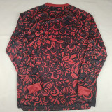 25/26 Palestino Deportivo Black & Maroon Long Sleeve Soccer Jersey