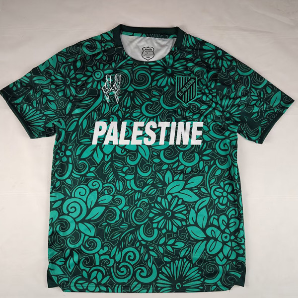 25/26 Palestino Deportivo Dark Green Fans Soccer Jersey(英文版)