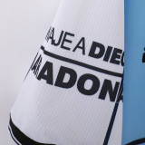 2001MARADONA 10# Argentina Home Retro Soccer Jersey