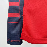 24/25 Clippers PUAL # 3 Fly Man Red Top Quality Hot Pressing NBA Jersey