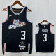 22/23 Clippers PUAL # 3 Black City Edition Top Quality Hot Pressing NBA Jersey