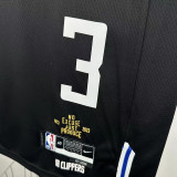 22/23 Clippers PUAL # 3 Black City Edition Top Quality Hot Pressing NBA Jersey
