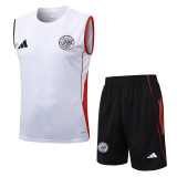 25/26 Ajax White Training Vest Suit #D25150