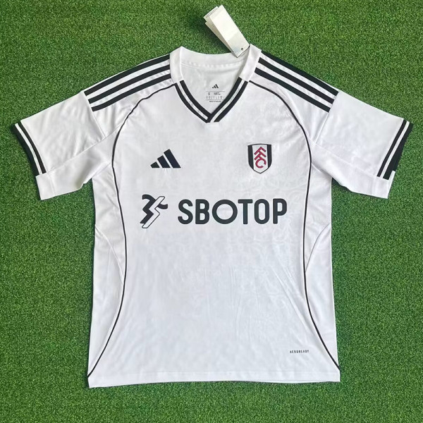 25/26  Fulham  Home Fans Soccer Jersey
