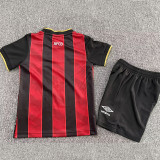 25/26 Bournemouth Home Kids Soccer Jersey