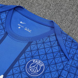 25/26 PSG Grid Tower Blue Training Short Suit