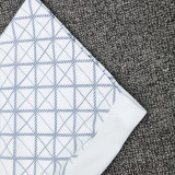 25/26 PSG Grid Tower White Training Short Suit