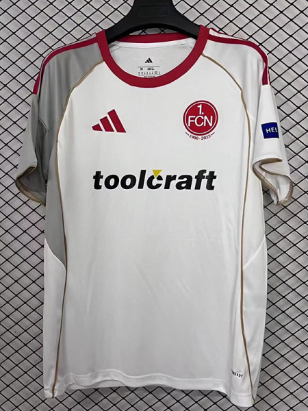 25/26 FC Nürnberg Away Fans Soccer Jersey